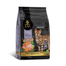 ERA Grain-Free Sterilised Sensitive Adult &ndash; Fresh Salmon & Turkey