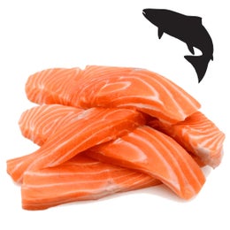 fresh salmon and turkey
